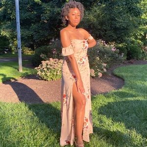 Floral Maxi Dress Perfect For Event Size XL